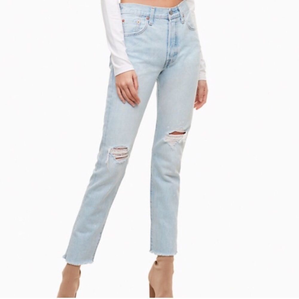 Levi’s vintage 501 high waist skinny jeans
